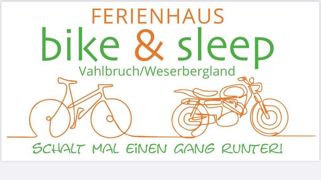 Bike & Sleep Weserbergland Ferienhaus Vahlbruch Luaran gambar